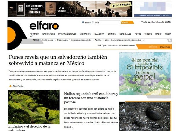 Primer medio exclusivo online