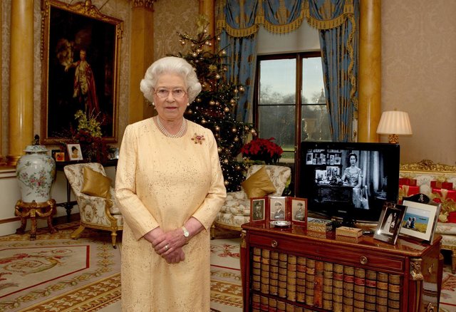 The Queen broadcasts her Christmas message on YouTube