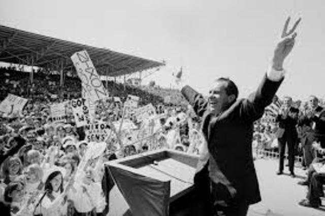 Nixon wins the election