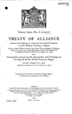 Anglo-Egyptian Treaty