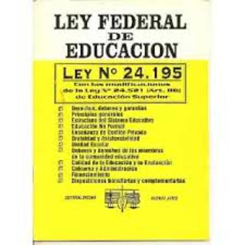 Ley Federal de Educación 24195