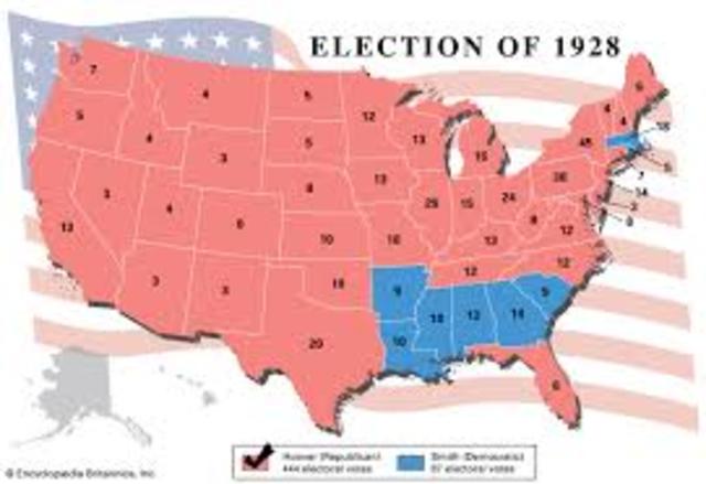 Election of 1928- 1920's Politics