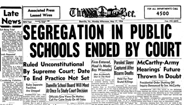 Brown V. Board of Education