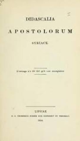 Didascalía Apostólica