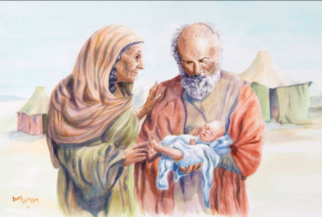 Abraham was born