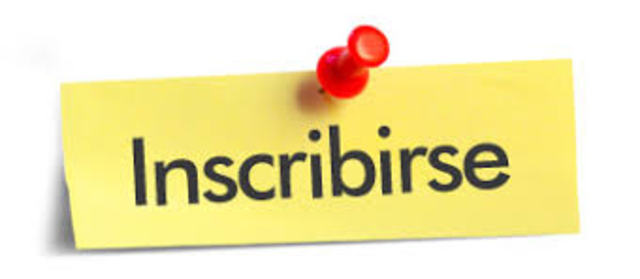 Inscripción  (29 Junio -19 Julio)