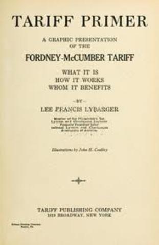Fordney-McCumber Tariff Act