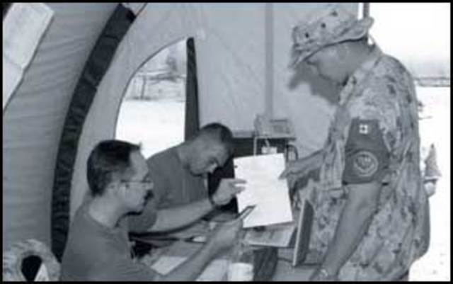 Military personnel's right to vote