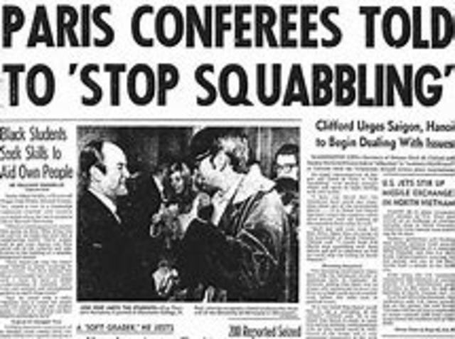 Peace Talks Began in Paris