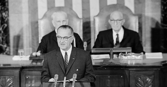 LBJ Declares War on Poverty