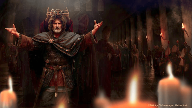 CORONACIÓN DE CARLO MAGNO