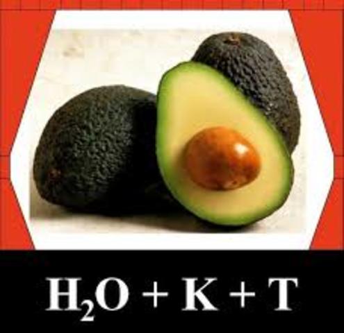 La formula Química del Aguacate.