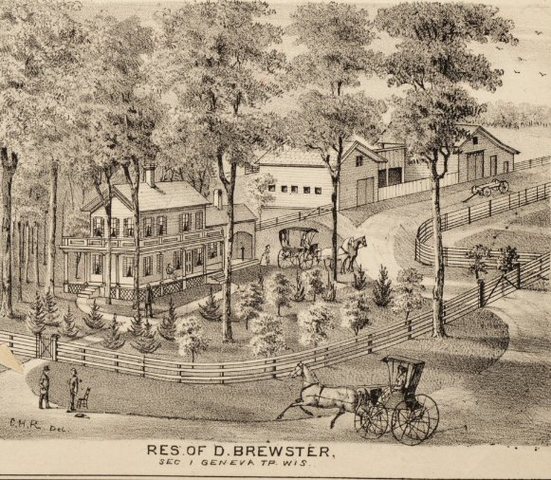 1873 Residence of Deodat Brewster