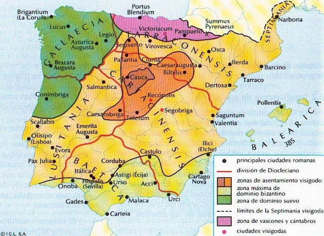 Invació de la península Ibérica.