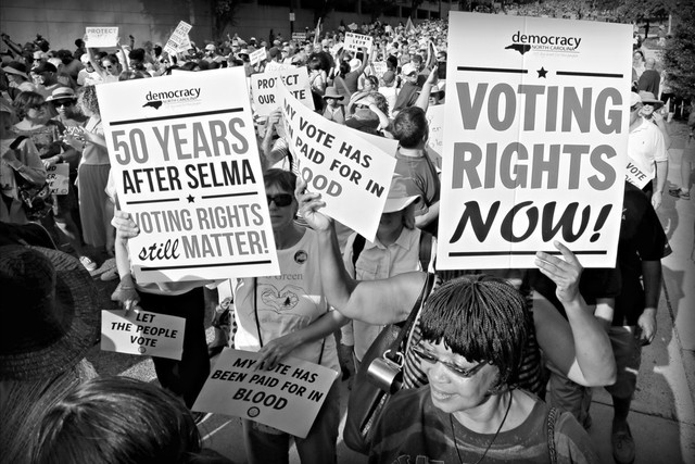 Voting Rights Act of 1965 signed
