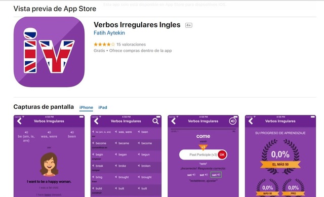 Download APP and practice! (Descarga aplicaciones)