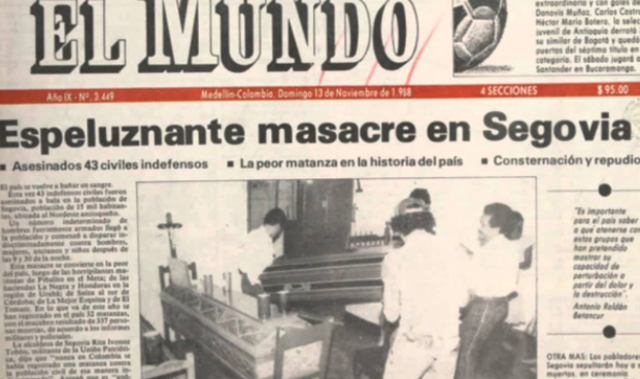 Masacre de Segovia, Antioquia