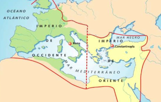 División Imperio Romano