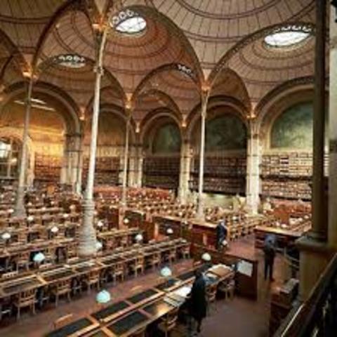 Biblioteca de Santa Genoveva - ARQUITECTURA DEL HIERRO