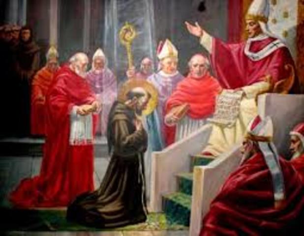 Presentación ante el Papa