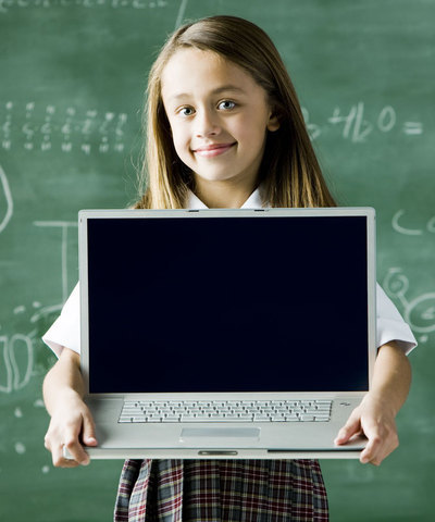 Portátiles en el aula.