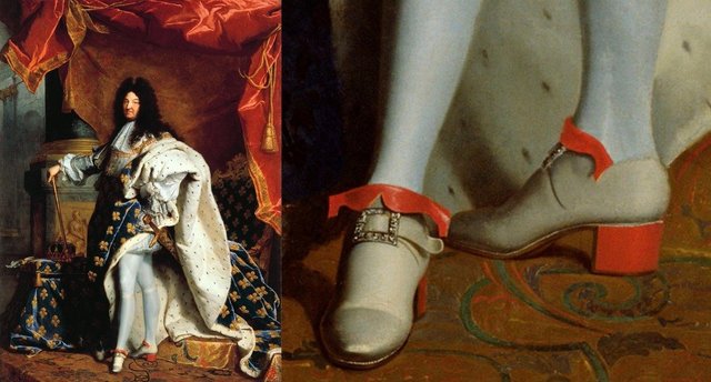 La moda dels talons: Luis XIV