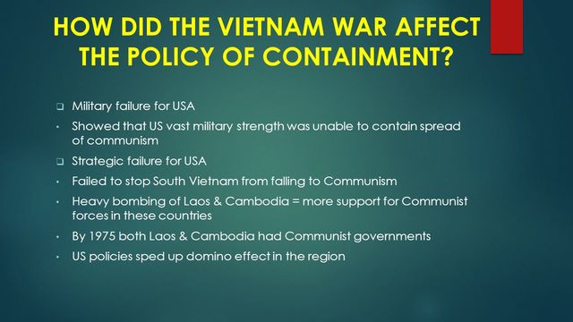 its effects on the political, economic, and social situation in the United states during this time.