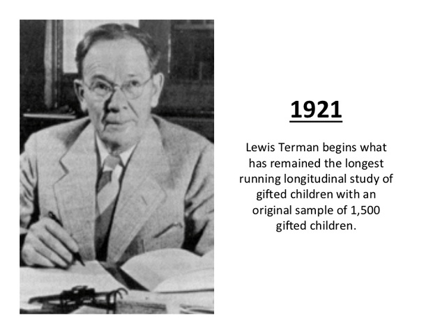 Longitudinal Study of Gifted Individuals