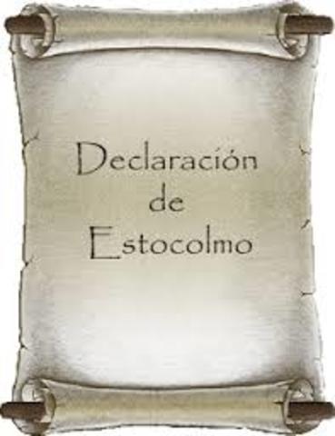 DECLARACIÓN DE ESTOCOLMO
