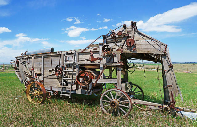 threshing machine by Andrew Meikle