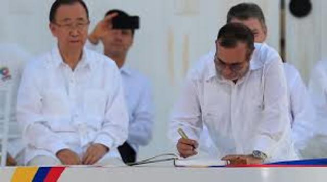 FIRMA DEL ACUERDO DE PAZ EN COLOMBIA