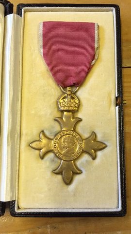 Awarded the OBE