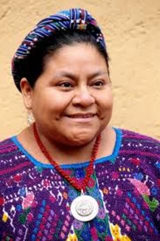 Cultural - Rigoberta Menchú premio nobel de la paz