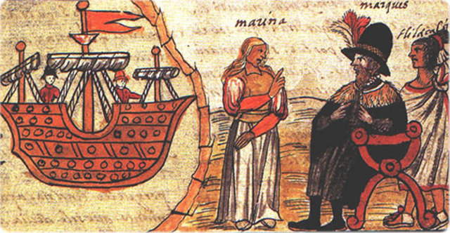 Cristóbal Colón llega a las islas Antillas.