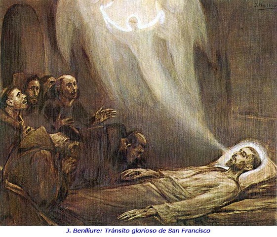 Muerte de San Francisco de Asis