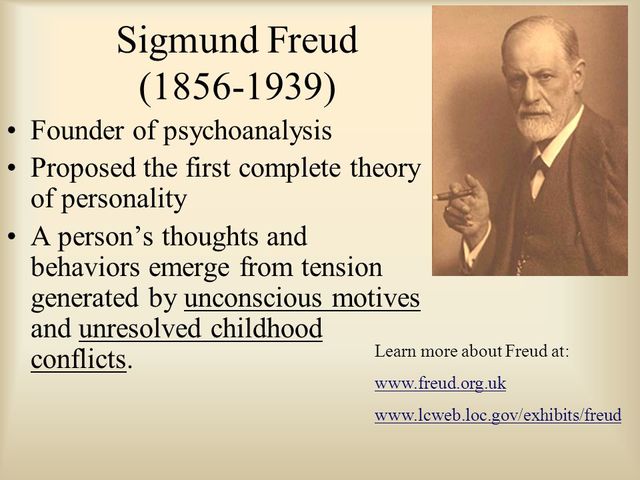 Psychoanalyst Sigmund Freud