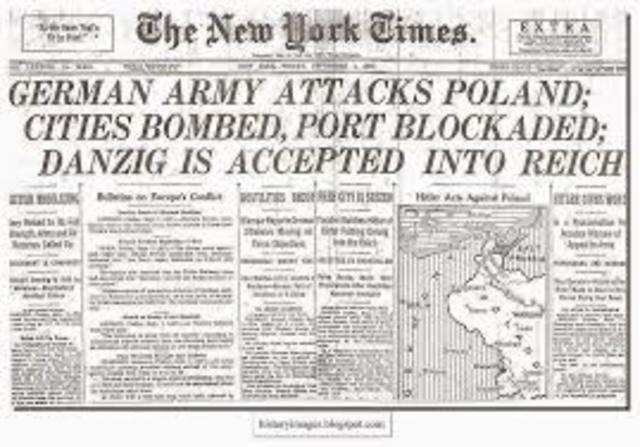 Beginning of World War ll