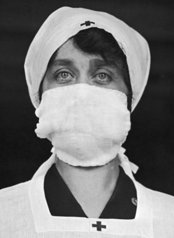 Influenza pandemic mandatory face-masks