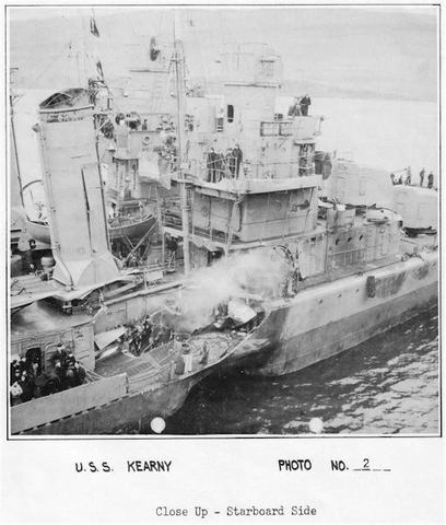 USS Kearny Attacked