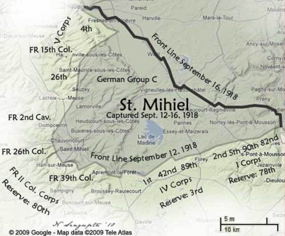 The Battle of St. Mihiel Begins