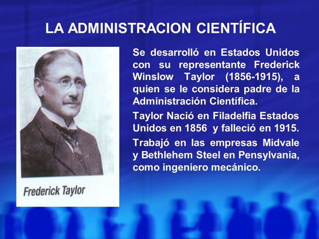 FREDERICK TAYLOR
