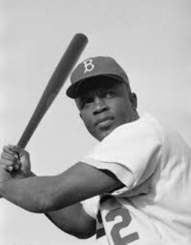 Jackie Robinson became the first African American to play major league baseball