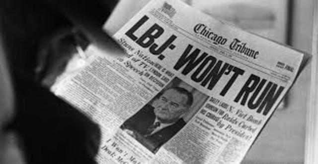 Johnson announces he will not run for re-election