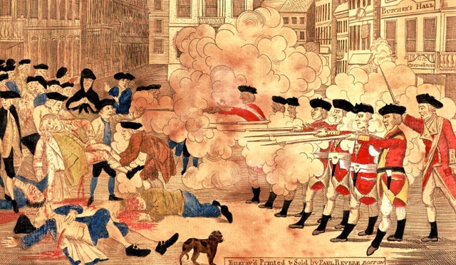 The Boston massacre