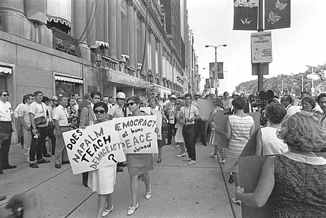 protests at the democratic convention