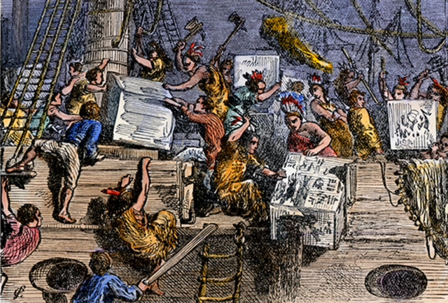 The Boston tea party