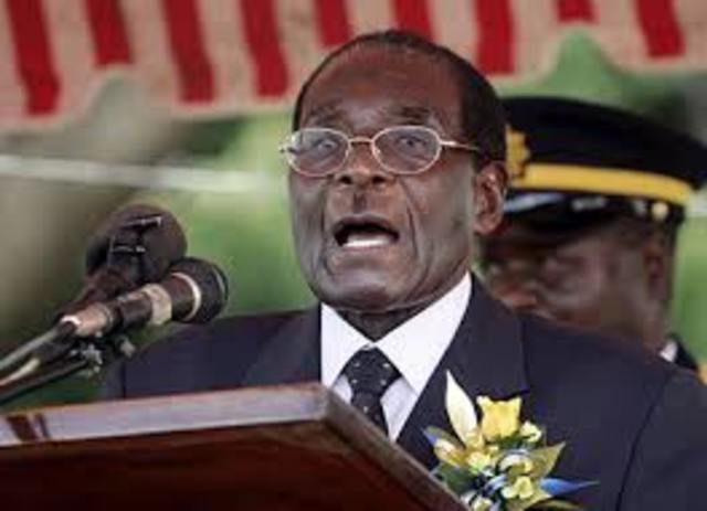 president mugabe of zimbabwe blames the UK for the cholera outbreak in his country