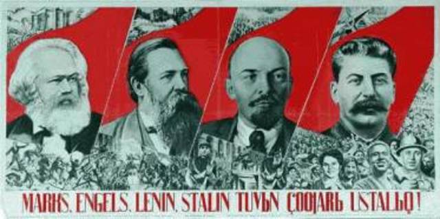 Lenin dies and Stalin takes power of the USSR