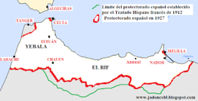 Ocupación sistemática del Protectorado de Marruecos.