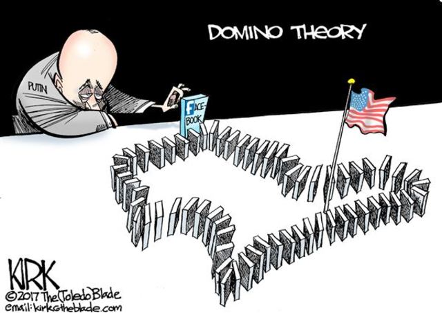 Eisenhower explains his"domino theory"